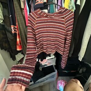 EARTHBOUND Long sleeve Crop top